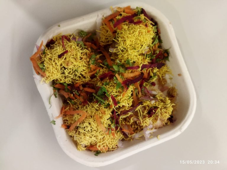 Celebrate the Flavors of India with Irresistible Sev Puri! Try this Exquisite Street Food Delight Today!