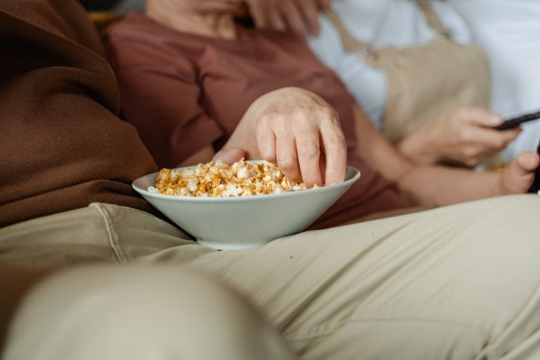 Homemade Popcorn While Enjoying Your Favorite Films!