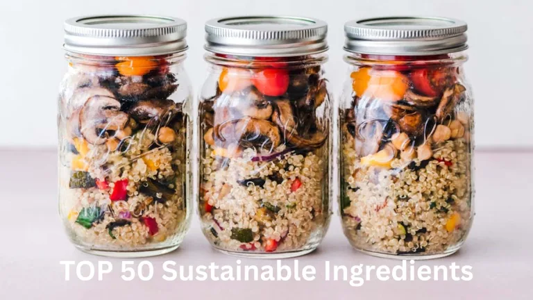 Sustainable ingredients