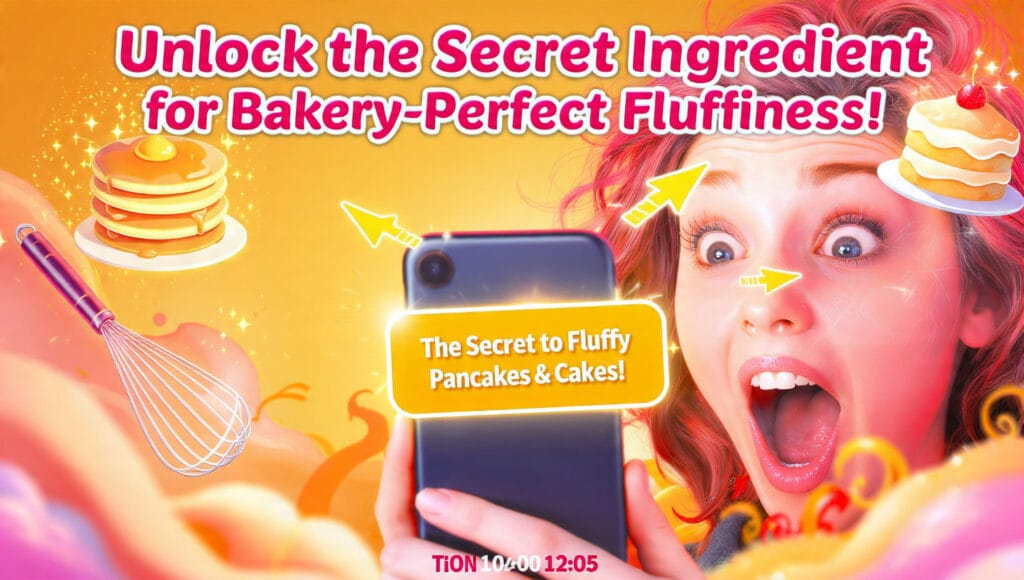 The Secret to Fluffy Pancakes & Cakes
