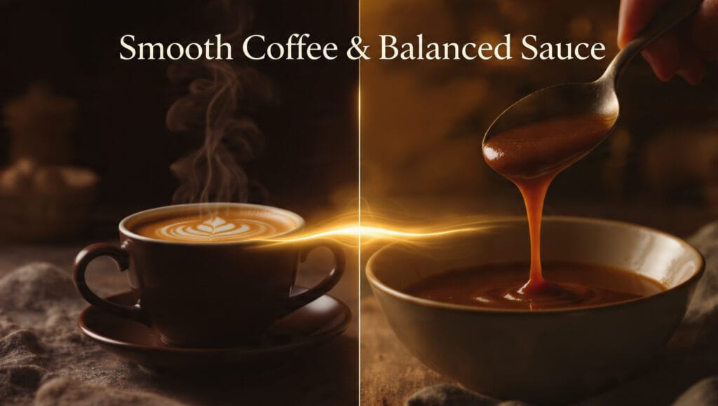 Smooth Coffee & Balanced Sauces