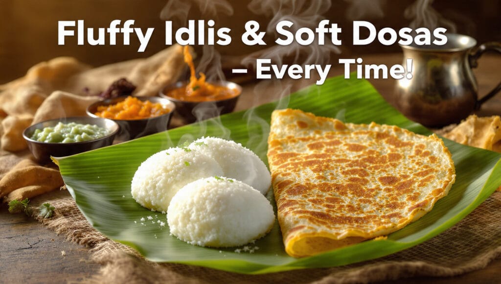 Fluffy Idlis & Soft Dosas