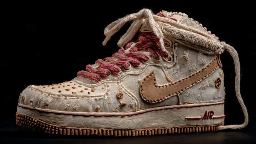 realistic sneaker cake food illusion viral photo