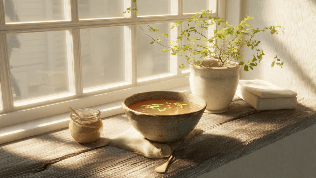 Simple and soothing senior-friendly meal
