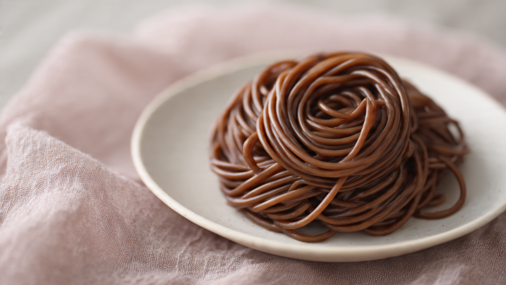 chocolate spaghetti food illusion viral photo