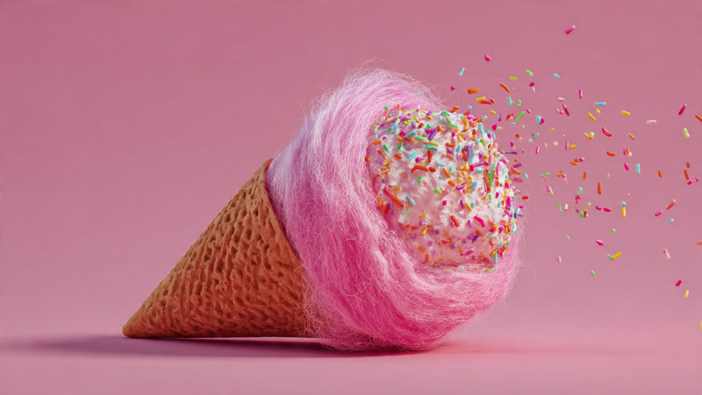 cotton candy burrito dessert viral trend