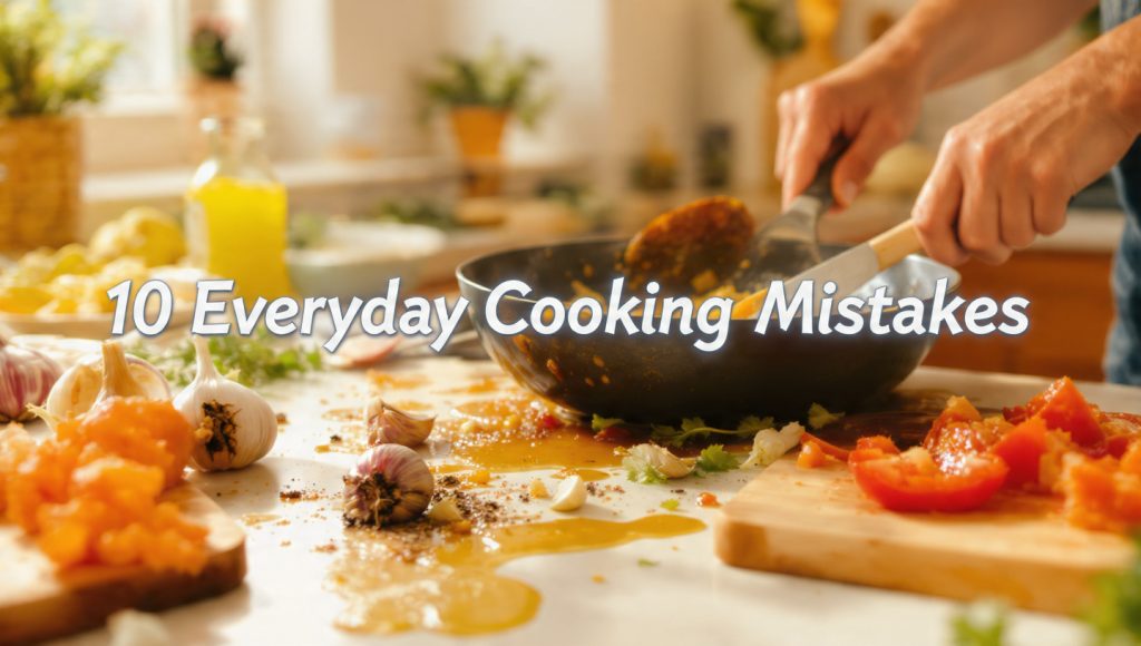These 10 Everyday Cooking Mistakes Are Ruining Your Meals — #4 Is So Common 😱