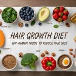 Hair Growth Diet: Top Vitamin Foods to Reduce Hair Loss
