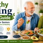 Healthy Aging Foods Guide for seniors with nutritious meals and healthy lifestyle tips